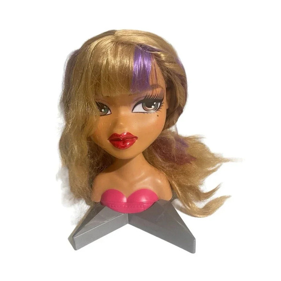 Bratz TWISTY STYLE STYLING HEAD YASMIN DOLL  FUNKY FASHION MAKEOVER 2002 - Picture 14 of 14